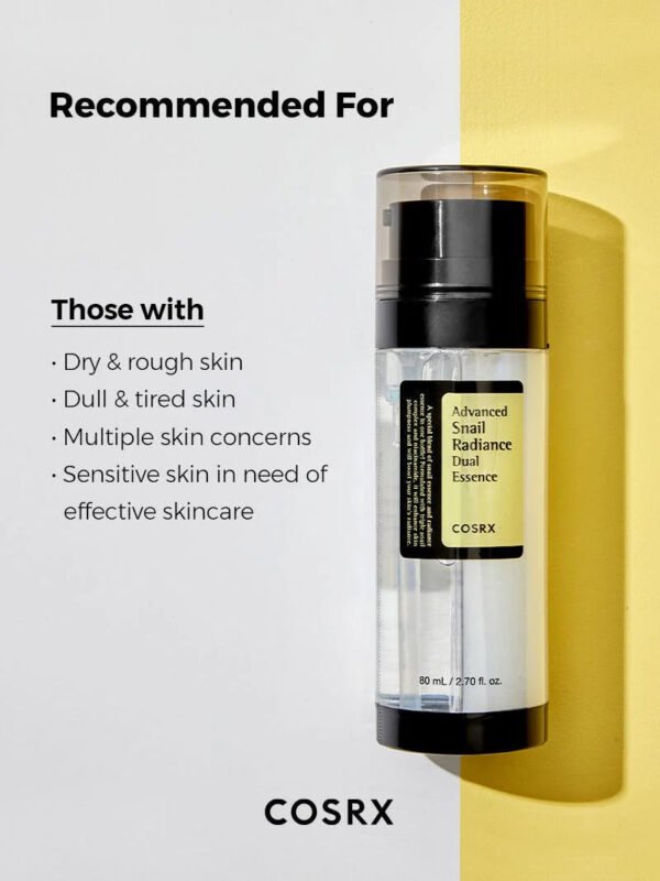 Advanced Snail Radiance Dual Essence 80ml - Image 2