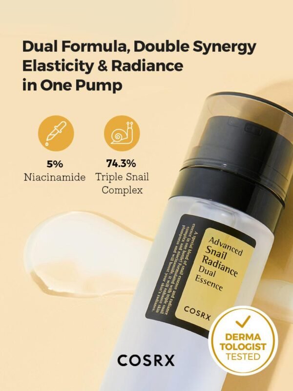 Advanced Snail Radiance Dual Essence 80ml - Image 4