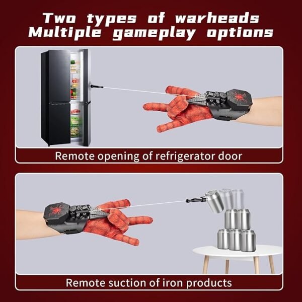 Electric Spider Web Shooters with Magnet & Suction Cup Cool Gadgets - Image 5