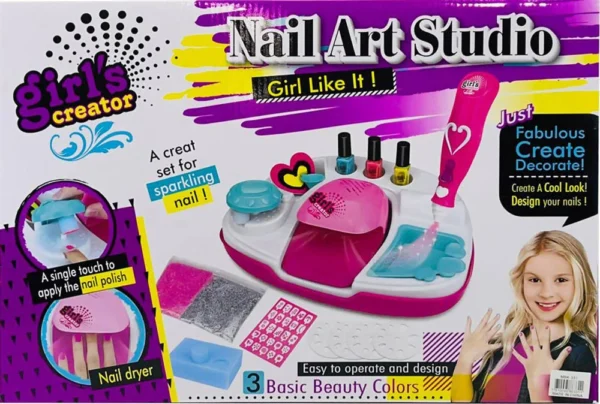 Nail Glam Salon Nail Polish Set for Kids